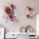 Elegant Nursery Wall Decor - Paper Flowers Decor - Nursery Wall Art - Paper Flowers Wall Decor - Nursery Wall Decor