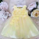 Yellow Occasional Flower Girl Dress, Party Dress, Penelope