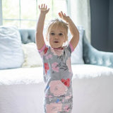Girl  Pajama Set -By Baby Be Mine Maternity / Ready To Ship / Big Sister Gift / Baby Shower Gift / Kids PJ / Floral Sophie