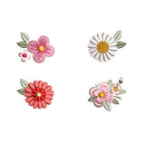 Mini Flowers 1 " Machine Embroidery Design Set  boho flowers / Blumen Stickdatei /broderie fleur /ricamo fiori mini bordado a m‡quina flor