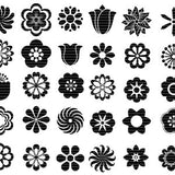 Flower SVG Bundle, Flower cut file, Flower clipart, Flower svg files for silhouette, files for cricut, svg, dxf, eps, png