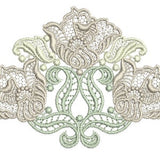 Lace - Antique Flower - Designer Lace - beautiful free standing lace machine Embroidery design by Sue Box