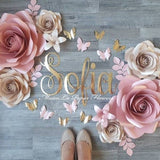 SVG/PDF Bundle Paper Flower Template Lilly Pdf Svg Flower Template Wedding Backdrop Decor Party Decor Birthday Decor Paper Flower Christmas
