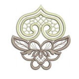 Cutwork Flower 4 Embroidery Motif by Sue Box in 2 sizes