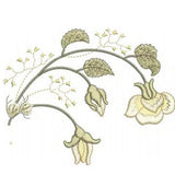 Rose Spray 1 Flower Embroidery Motif - 30 - Embroidery Inspirations - by Sue Box in 2 sizes