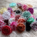 Grab a Bag/PRINTS & SOLIDS Shabby Chic Trim, Shabby Rose Trim, Chiffon Flowers, Random/Assorted, Hair Accessories Supplies, Supply shop