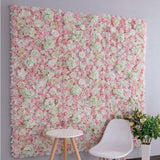 Big Sale 30% OFF!!! Light Pink Flower Wall 3D Artificial Flower Panel Home Shop Party Wall Decor Photo Backdrop Floral Wall Arrangement