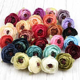 Camellia 5cm Peony Flower Heads 10-100pcs Artificial Silk Rose Bud Tea Flowers in bulk wholesale For Wedding Decorations Baby Showers DIY