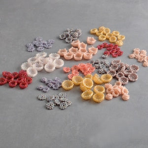 Tutorial beaded flower Bead tutorial DIY full explanation Step by step creation Easy beading Beaded flower Seed beads flower
