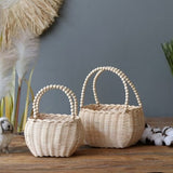 Flower Girl Basket Toodler/ Simple Bridesmaid Basket / Hand Woven Basket / Willow Basket Basket Rustic Basket Vintage Wedding Barn Wedding