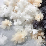 3d flowers applique, 3d floral patch, 3d flowers, flowers applique patch for Headpiece, decoration, wedding dress, costume