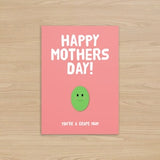 Cute Mother's Day Card | Your a Grape Mum | Mum Gift, Mothers Day Card | Free Delivery