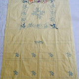 French Embroidery Template for Sewing. Tea Service Pattern Tablecloth. Vintage Yellow 'Service ˆ ThŽ' Napkins Tablecloth Set. Free Delivery