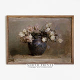 Flower Painting | Vintage Botanical Still Life Print | Rustic European PRINTABLE Digital Wall Art #155