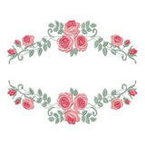 Flowers embroidery designs - Flower embroidery design machine embroidery pattern - Rose embroidery file - Flowers for towel embroidery pes