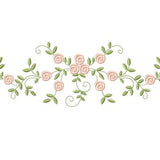 Flowers embroidery designs - Roses embroidery design machine embroidery pattern - entwined roses embroidery file - instant download towel