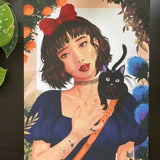 KikiÕs Delivery Service inspired A5 print