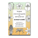How to draw the 38 Bach Flowers, Step-By-Step lessons, Drawing Guide, Printable Worksheet, Instant Download, remedial flowers