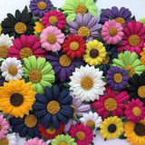 Gorgeous Handmade Mulberry Paper Daisy & Sunflower Embellishments x 100.  Card making, Scrapbooks, Invitations, Place Settings, Bookmarks