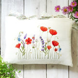 Embroidery file flower meadow for large frames