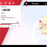Alcremie Forms (Cream/Swirl/Sweets) 6IV - Pokemon Sword/Shield (Switch) - Fast Delivery