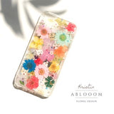 Pressed Flower cat sticker Phone Case for iphone 8 X XR 11 12 13 14 pro max case, Samsung Galaxy S23 fe case, Google Pixel 5 6 7 8 pro case