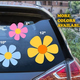 Large Flower Decals 12" to 2" Car Decal, Hippie Flower Stickers Daisy Flower Sticker, Party Decorations, Cute Sticker Car Decals for Women