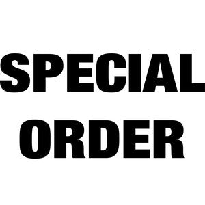 Delivery fee notice with bold text: "SPECIAL ORDER"