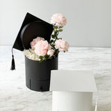 Graduation Box, Graduation Gift Box, Graduation Flower Box, Flower Box, Hat Box, Round Gift Box, Graduation Gift, School,Holiday,Christmas