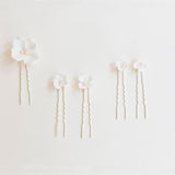 Flower Hair Pin, Wedding Flower Pins, Flower Girl Hair Accessories, Bridal Hair Pins, Flower Headpiece, Flower Hair Pins, 