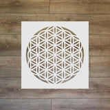 The Flower of Life - Sacred Geometry Reusable Plastic Stencil