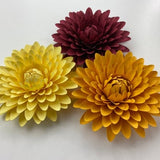 Mini Chrysanthemum #2 Template Paper Flower Small/Medium/Large PNG SVG DXF Studio3 Wedding Party Birthday Decor