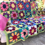 Flower Show Blanket - Knitting Pattern