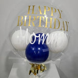 Personalized Bobo Balloon, Clear Balloon, Custom Vinyl Decals (Local Pick up or Delivery Only - Toronto ON)