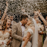 Biodegradable Confetti  | Water Soluble | Rice Paper | Wedding Decoration | Wedding Exit | Gender Reveal | Events | Colored | White | Bulk