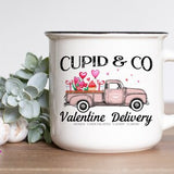 Valentine Delivery Truck - Pink - Sublimation/Printable Design | Instant Download | Sublimation | Printable | PNG