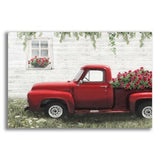 Acrylic Glass Wall Art 'Cottage Flower Delivery' by Lori Deiter