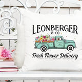 Leonberger - Dog Flower Delivery Truck - Sublimation/Printable Design | Instant Download | Sublimation | Printable | PNG