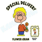 Special Delivery Flower Gram SVG PNG PDF Digital Download Original Cartoon Personal and Commercial Use (Commercial 500 production limit)