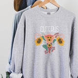 Cuterus Adult Unisex Sweatshirt | Womens Rights and Reproductive Health Sweater