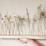 FlowerBar¨ "Summer Meadow" dried flowers Flowergram & noble oak, wooden arrangement, dried flowers, durable
