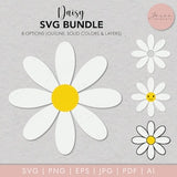 Daisy svg, Daisy Monogram svg, Spring Svg, Flower SVG, Floral SVG, Daisy PNG, Daisy Flower Clipart, Svg Files for Cricut, Digital Download