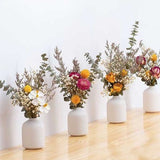 6 style small bouquet with vase_dried flowers bouquet_flowers for ceramic vase_flowers arrangement_home decoration_wedding decor