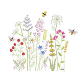 Wild Flowers Machine Embroidery Flower Floral Botanical Meadow Garden Pattern Instant Download Zip - ANY SIZE