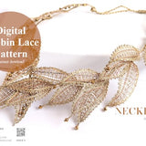 Digital Bobbin Lace Pattern / Bracelet - Beads Dream / Lacemaking Jewellery DIY / Instant Download PDF