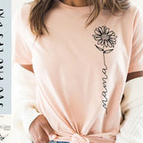 Mama flower svg, Mother svg, Mom svg, Mothers Day shirt svg, Mama svg, Wildflower svg, SVG,PNG, EPS, Instant Download, Cricut