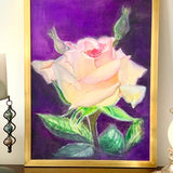 Original Painting - The Pink Rose, framed. For local delivery or pickup contact the seller.