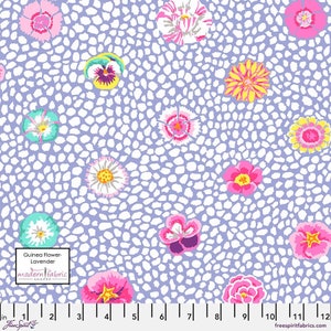 Kaffe Fassett- Guinea Flower, PWGP059.LAVENDER, Kaffe Fassett Collective Fabric- August 2022 Delivery