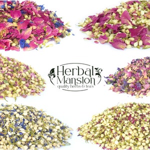 Biodegradable dried flower confetti mix with jasmine, rose, and lavender petals