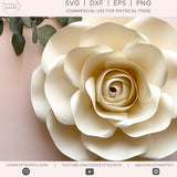 Large Paper Flower SVG - Paper Flower SVG for Cricut - Makes 12-14" Flowers - **Phoebe Rose**